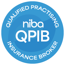 NIBA Qualified Practising Insurance Broker (QPIB) badge